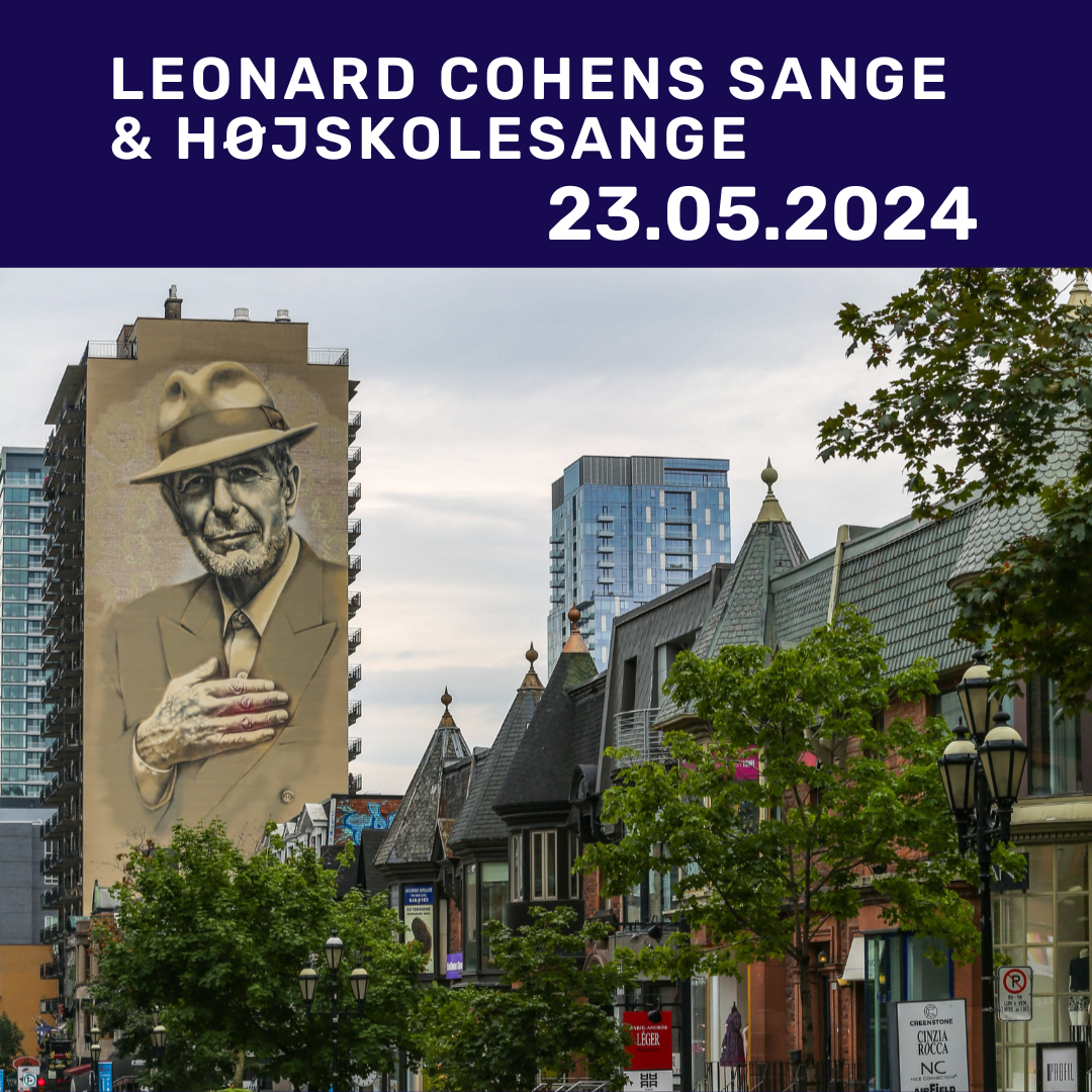 Aarhus synger sammen 23/5-24 Leonard Cohen